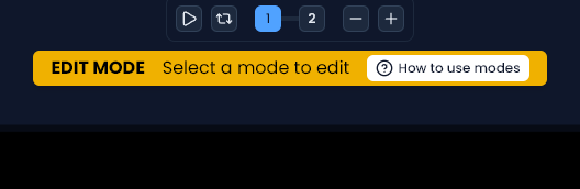 Edit Mode Bar