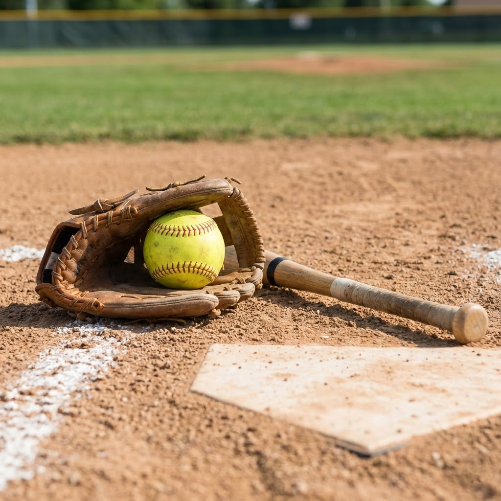 Softball - Softball coaching board for strategy and tactics planning