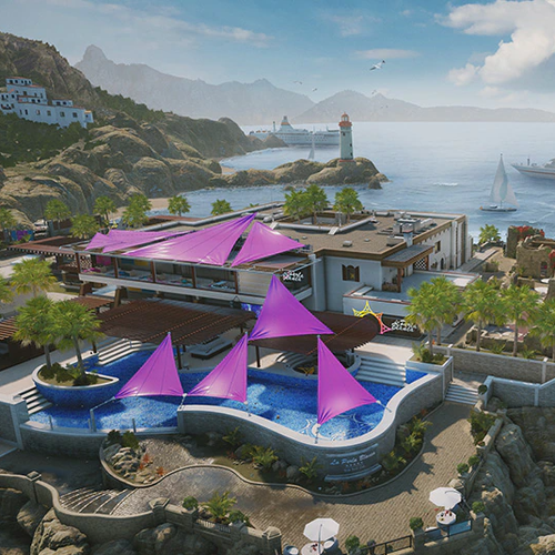 Coastline - Rainbow Six Siege interactive Coastline tac map for planning team strategies