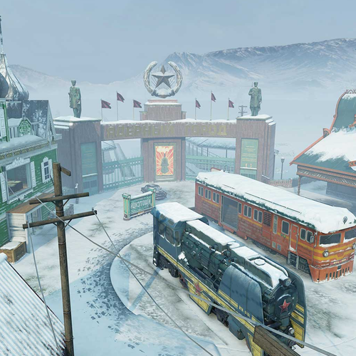 Nuketown Russia - Call of Duty: Mobile Nuketown Russia Tac Map. Plan your teams strategies on a top-down overview of the COD Mobile Nuketown Russia Map