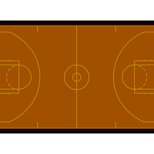 Basketball - Basketball coaching board for strategy and tactics planning