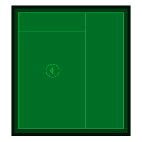 Men's Lacrosse Half - Men's Lacrosse coaching board for strategy and tactics planning