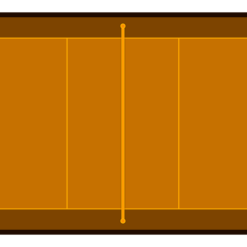 Volleyball - Volleyball coaching board for strategy and tactics planning